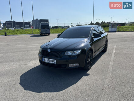 Черный Шкода Суперб, объемом двигателя 1.97 л и пробегом 350 тыс. км за 12500 $, фото 1 на Automoto.ua