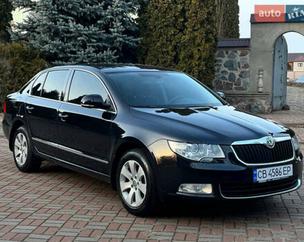 Черный Шкода Суперб, объемом двигателя 1.8 л и пробегом 223 тыс. км за 8900 $, фото 1 на Automoto.ua