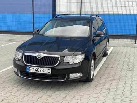 Черный Шкода Суперб, объемом двигателя 1.6 л и пробегом 128 тыс. км за 9100 $, фото 1 на Automoto.ua