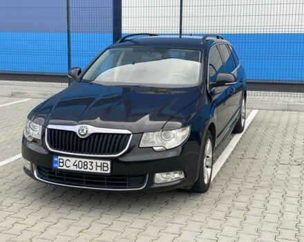 Черный Шкода Суперб, объемом двигателя 1.6 л и пробегом 128 тыс. км за 9100 $, фото 1 на Automoto.ua