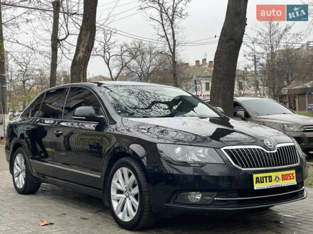 Черный Шкода Суперб, объемом двигателя 1.8 л и пробегом 212 тыс. км за 13999 $, фото 1 на Automoto.ua
