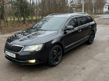 Черный Шкода Суперб, объемом двигателя 2 л и пробегом 316 тыс. км за 12299 $, фото 1 на Automoto.ua
