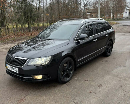 Черный Шкода Суперб, объемом двигателя 2 л и пробегом 316 тыс. км за 12299 $, фото 1 на Automoto.ua