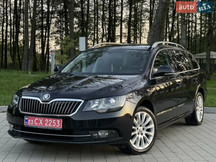 Чорний Шкода Суперб, об'ємом двигуна 2 л та пробігом 262 тис. км за 12900 $, фото 1 на Automoto.ua