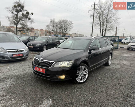 Чорний Шкода Суперб, об'ємом двигуна 2 л та пробігом 235 тис. км за 15500 $, фото 1 на Automoto.ua