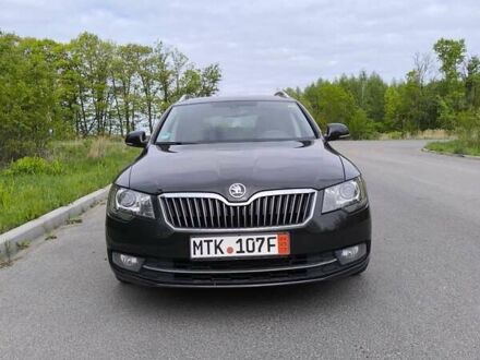 Чорний Шкода Суперб, об'ємом двигуна 2 л та пробігом 194 тис. км за 14500 $, фото 1 на Automoto.ua