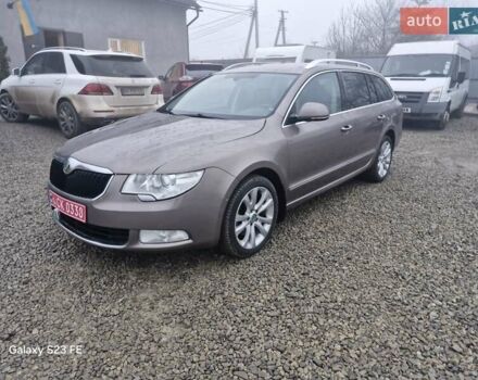 Коричневый Шкода Суперб, объемом двигателя 2 л и пробегом 204 тыс. км за 13499 $, фото 15 на Automoto.ua