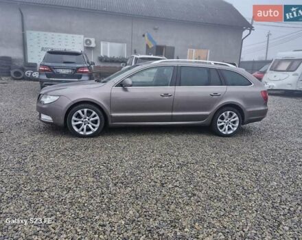 Коричневый Шкода Суперб, объемом двигателя 2 л и пробегом 204 тыс. км за 13499 $, фото 3 на Automoto.ua