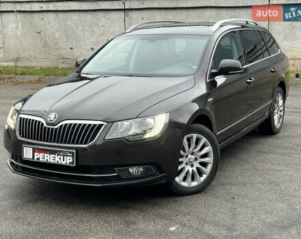 Коричневый Шкода Суперб, объемом двигателя 1.97 л и пробегом 123 тыс. км за 17499 $, фото 2 на Automoto.ua