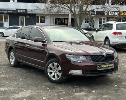 Красный Шкода Суперб, объемом двигателя 1.8 л и пробегом 210 тыс. км за 7500 $, фото 1 на Automoto.ua