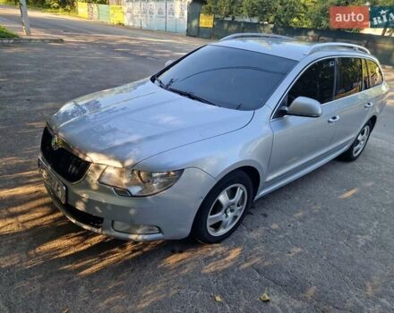 Сірий Шкода Суперб, об'ємом двигуна 2 л та пробігом 399 тис. км за 10000 $, фото 1 на Automoto.ua