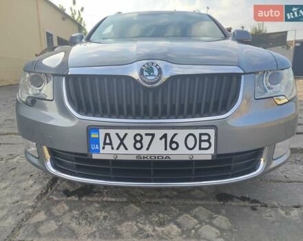 Серый Шкода Суперб, объемом двигателя 1.98 л и пробегом 195 тыс. км за 9700 $, фото 16 на Automoto.ua