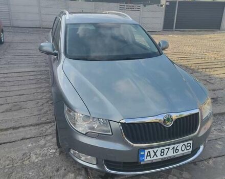 Серый Шкода Суперб, объемом двигателя 1.98 л и пробегом 195 тыс. км за 9700 $, фото 14 на Automoto.ua