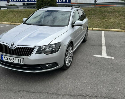 Сірий Шкода Суперб, об'ємом двигуна 2 л та пробігом 205 тис. км за 13300 $, фото 2 на Automoto.ua