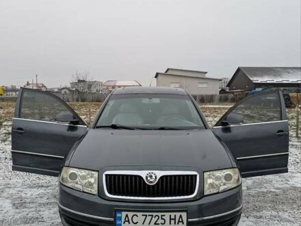 Серый Шкода Суперб, объемом двигателя 2 л и пробегом 362 тыс. км за 6300 $, фото 1 на Automoto.ua