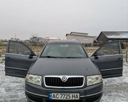 Серый Шкода Суперб, объемом двигателя 2 л и пробегом 362 тыс. км за 6300 $, фото 1 на Automoto.ua