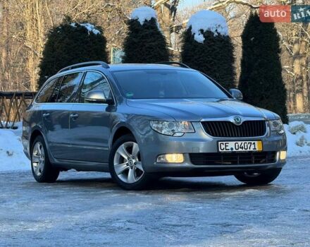 Сірий Шкода Суперб, об'ємом двигуна 2 л та пробігом 285 тис. км за 11999 $, фото 1 на Automoto.ua