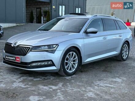 Серый Шкода Суперб, объемом двигателя 2 л и пробегом 128 тыс. км за 28390 $, фото 1 на Automoto.ua