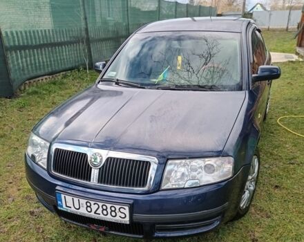 Синій Шкода Суперб, об'ємом двигуна 4 л та пробігом 280 тис. км за 2100 $, фото 1 на Automoto.ua