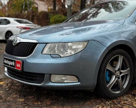 Синій Шкода Суперб, об'ємом двигуна 2 л та пробігом 345 тис. км за 8640 $, фото 5 на Automoto.ua