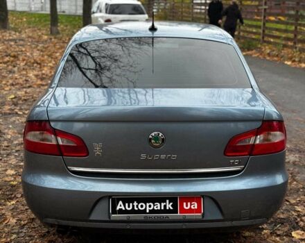 Синій Шкода Суперб, об'ємом двигуна 2 л та пробігом 345 тис. км за 8640 $, фото 11 на Automoto.ua