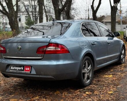Синий Шкода Суперб, объемом двигателя 2 л и пробегом 345 тыс. км за 8640 $, фото 13 на Automoto.ua