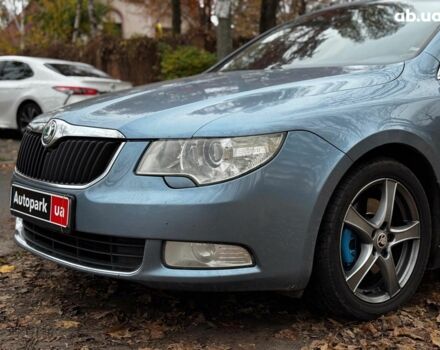 Синий Шкода Суперб, объемом двигателя 2 л и пробегом 345 тыс. км за 8640 $, фото 7 на Automoto.ua