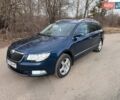 Синий Шкода Суперб, объемом двигателя 2 л и пробегом 310 тыс. км за 12200 $, фото 1 на Automoto.ua