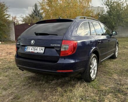 Синий Шкода Суперб, объемом двигателя 2 л и пробегом 228 тыс. км за 10100 $, фото 3 на Automoto.ua