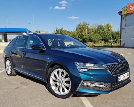 Синій Шкода Суперб, об'ємом двигуна 2 л та пробігом 146 тис. км за 29333 $, фото 1 на Automoto.ua