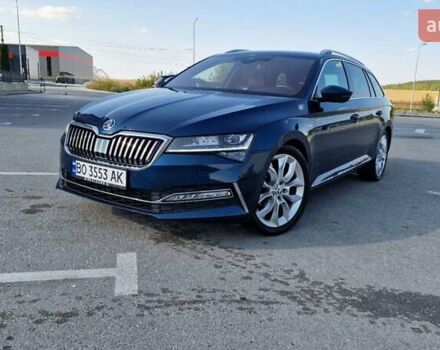 Синій Шкода Суперб, об'ємом двигуна 2 л та пробігом 146 тис. км за 29333 $, фото 4 на Automoto.ua