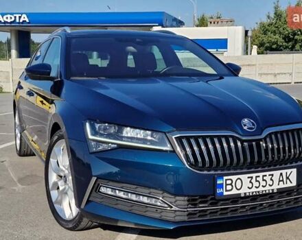 Синій Шкода Суперб, об'ємом двигуна 2 л та пробігом 146 тис. км за 29333 $, фото 10 на Automoto.ua