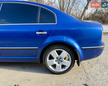 Синій Шкода Суперб, об'ємом двигуна 1.9 л та пробігом 434 тис. км за 5900 $, фото 105 на Automoto.ua