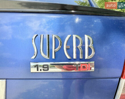 Синій Шкода Суперб, об'ємом двигуна 1.9 л та пробігом 434 тис. км за 5900 $, фото 79 на Automoto.ua