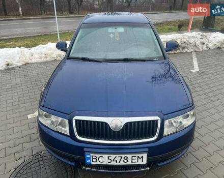 Синий Шкода Суперб, объемом двигателя 1.9 л и пробегом 414 тыс. км за 5200 $, фото 1 на Automoto.ua