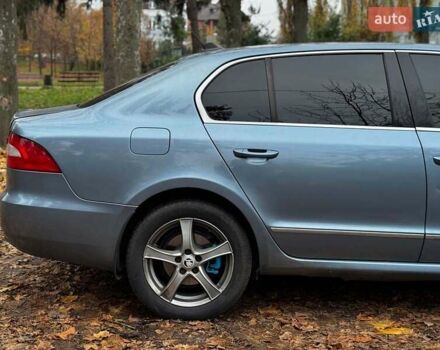 Синий Шкода Суперб, объемом двигателя 2 л и пробегом 345 тыс. км за 8640 $, фото 11 на Automoto.ua