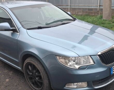 Синій Шкода Суперб, об'ємом двигуна 2 л та пробігом 227 тис. км за 7000 $, фото 1 на Automoto.ua