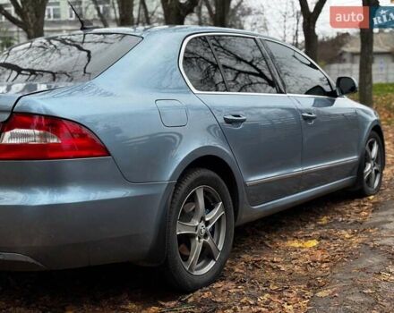 Синий Шкода Суперб, объемом двигателя 2 л и пробегом 345 тыс. км за 8640 $, фото 12 на Automoto.ua