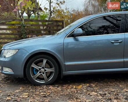 Синий Шкода Суперб, объемом двигателя 2 л и пробегом 345 тыс. км за 8640 $, фото 19 на Automoto.ua