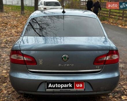 Синий Шкода Суперб, объемом двигателя 2 л и пробегом 345 тыс. км за 8640 $, фото 15 на Automoto.ua