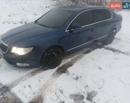 Синий Шкода Суперб, объемом двигателя 2 л и пробегом 314 тыс. км за 8600 $, фото 23 на Automoto.ua