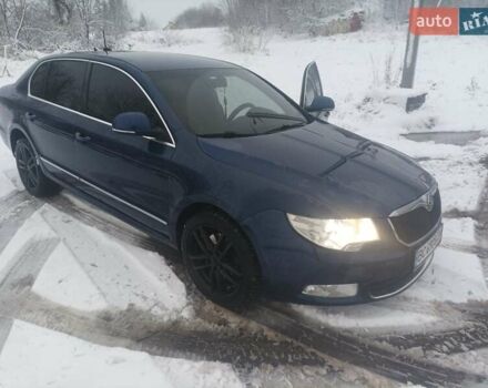 Синий Шкода Суперб, объемом двигателя 2 л и пробегом 314 тыс. км за 8600 $, фото 24 на Automoto.ua