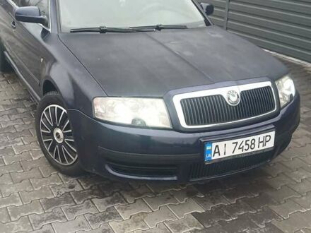 Синий Шкода Суперб, объемом двигателя 1.9 л и пробегом 290 тыс. км за 3800 $, фото 1 на Automoto.ua