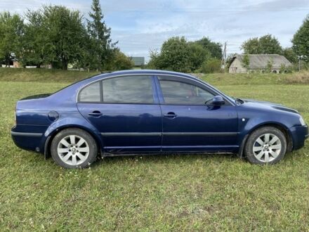 Синий Шкода Суперб, объемом двигателя 2 л и пробегом 3 тыс. км за 3500 $, фото 1 на Automoto.ua