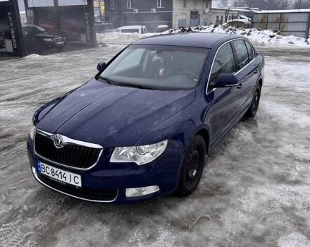 Синий Шкода Суперб, объемом двигателя 1.97 л и пробегом 238 тыс. км за 8500 $, фото 1 на Automoto.ua