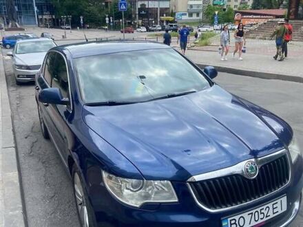 Шкода Суперб 2009 в Тернополе на Automoto.ua Синий Шкода Суперб, объемом двигателя 1.97 л и пробегом 325 тыс. км за 9500 $, фото 1 на Automoto.ua