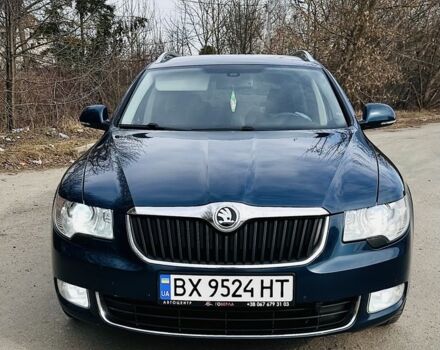 Синий Шкода Суперб, объемом двигателя 2 л и пробегом 312 тыс. км за 12200 $, фото 1 на Automoto.ua