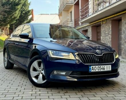 Синий Шкода Суперб, объемом двигателя 2 л и пробегом 285 тыс. км за 13900 $, фото 1 на Automoto.ua