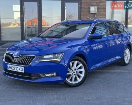 Синий Шкода Суперб, объемом двигателя 2 л и пробегом 202 тыс. км за 18999 $, фото 1 на Automoto.ua