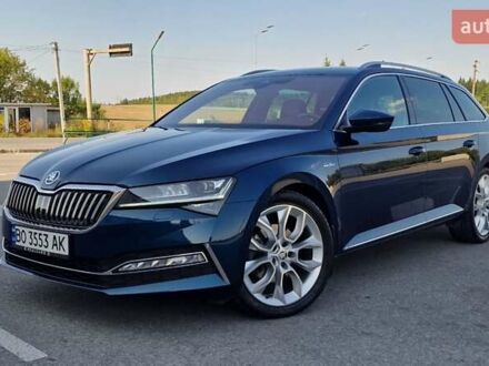 Синий Шкода Суперб, объемом двигателя 2 л и пробегом 146 тыс. км за 29333 $, фото 1 на Automoto.ua